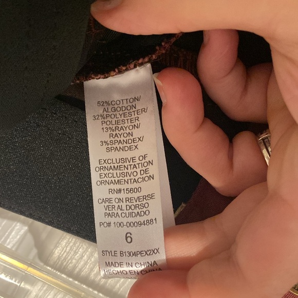 Democracy AB technology, mid rise, ankle cropped, rust jeans - Picture 4 of 6